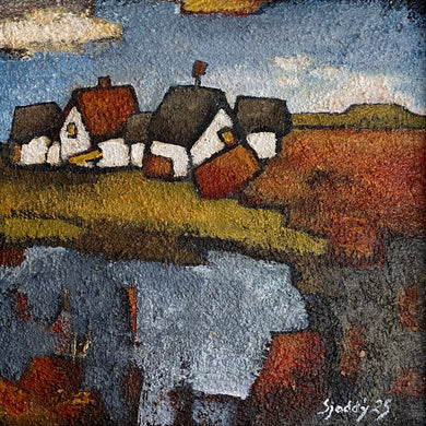 House by the Autumn Bog