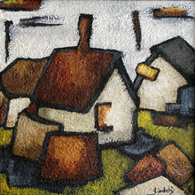 Load image into Gallery viewer, Geometric Harmony in Earth Tones